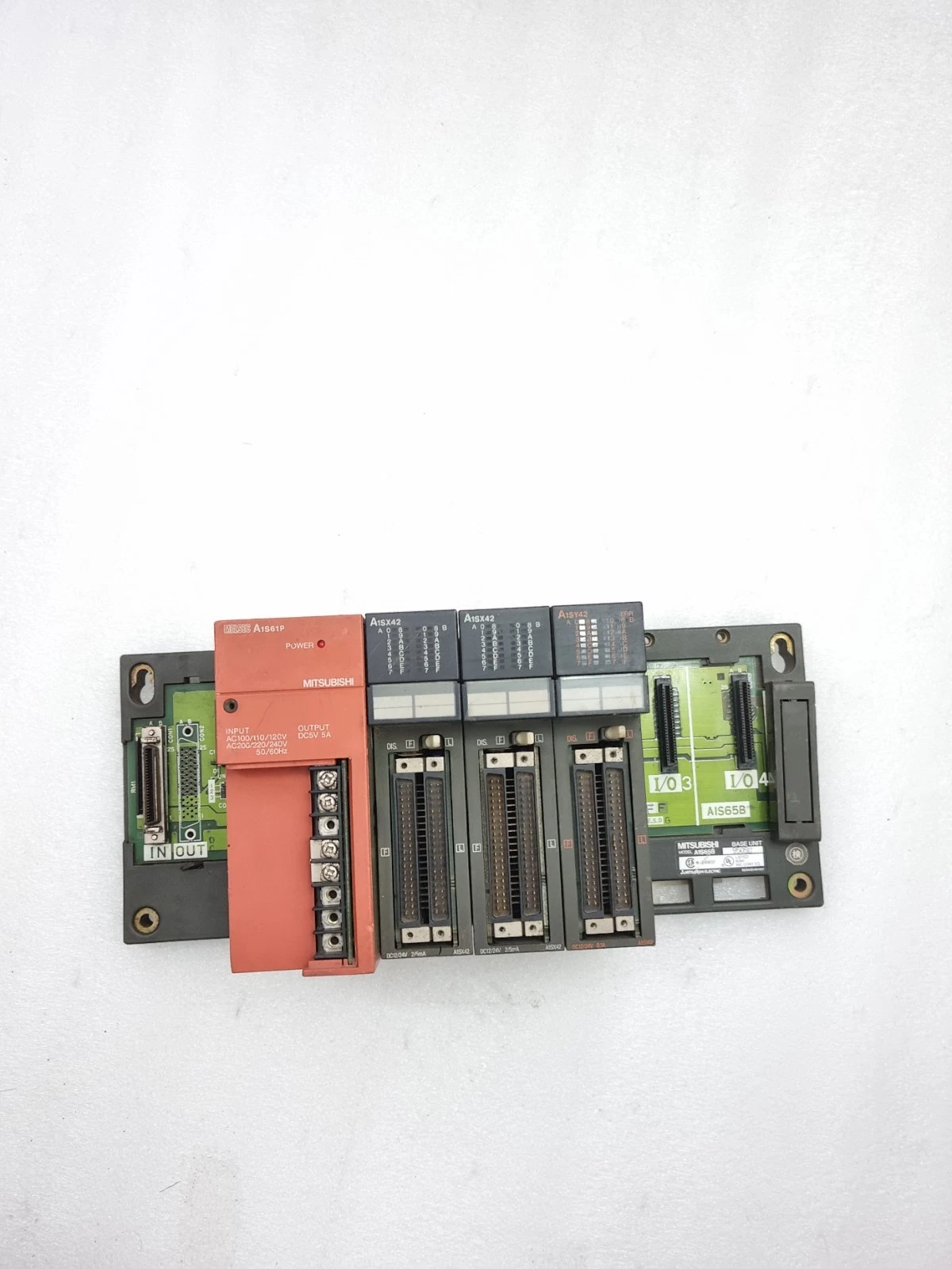 Mitsubishi Melsec A1S61P, A1SX42, A1SX42, A1SY42 & A1S65B Plc Set